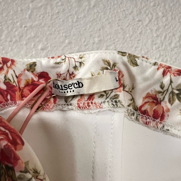 House of CB Floral Mini Dress - Pink and White - Picture 4 of 8